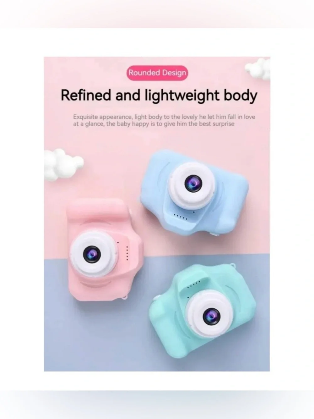 Children's Digital Camera - Light Blue